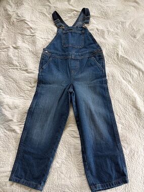 Wrangler Kids Denim Blue Overalls